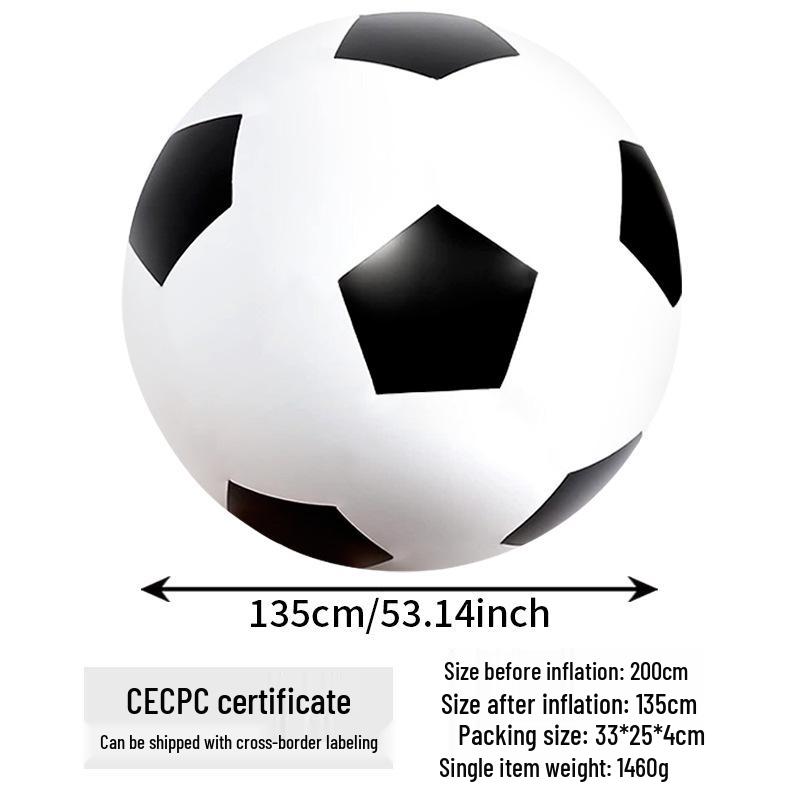 Eco-Friendly PVC Inflatable Colorful Football for Parent-Child Games