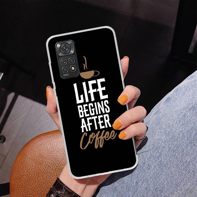 Coffee Wine Cup Phone Case For Xiaomi Redmi Note 15 14 13 12S 12 11 Pro Plus 14S 11S 11E 10 10S 11T 5G Personalized Cover Redmi