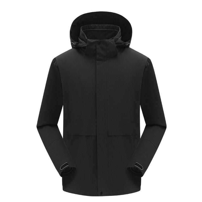 Full Heat Seal Pressed Glue Three-in-one Jacket Men's Outdoor Group Jacket Women