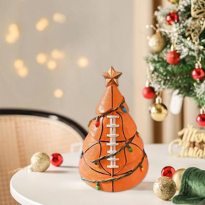 Football Christmas Tree Decoration Ornament Table Lamp Pendant Ball Christmas Ceiling Ornament Tree Lights B8M9