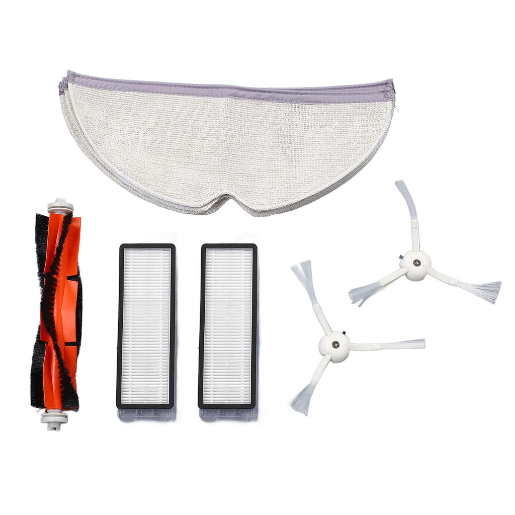 Robot Vacuum Cleaner Accessory Replacement Kit with Filters Side Brushes Mop Cloths Main Brush for