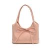 New product trend Korean sweet style niche bow portable bucket bag literary sense commuter versatile shoulder bag