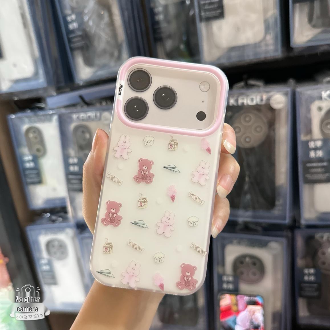 Чехол для Apple iPhone 17: Ударопрочный, тактильно приятный, мультяшный милый, совместимый с iPhone 16/15/14 Huawei Mate 60 Pro+