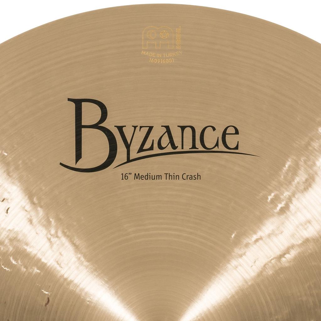 MEINL Byzance Traditional Series Crash Cymbal Médio Fino Crash B16MTC 16" []