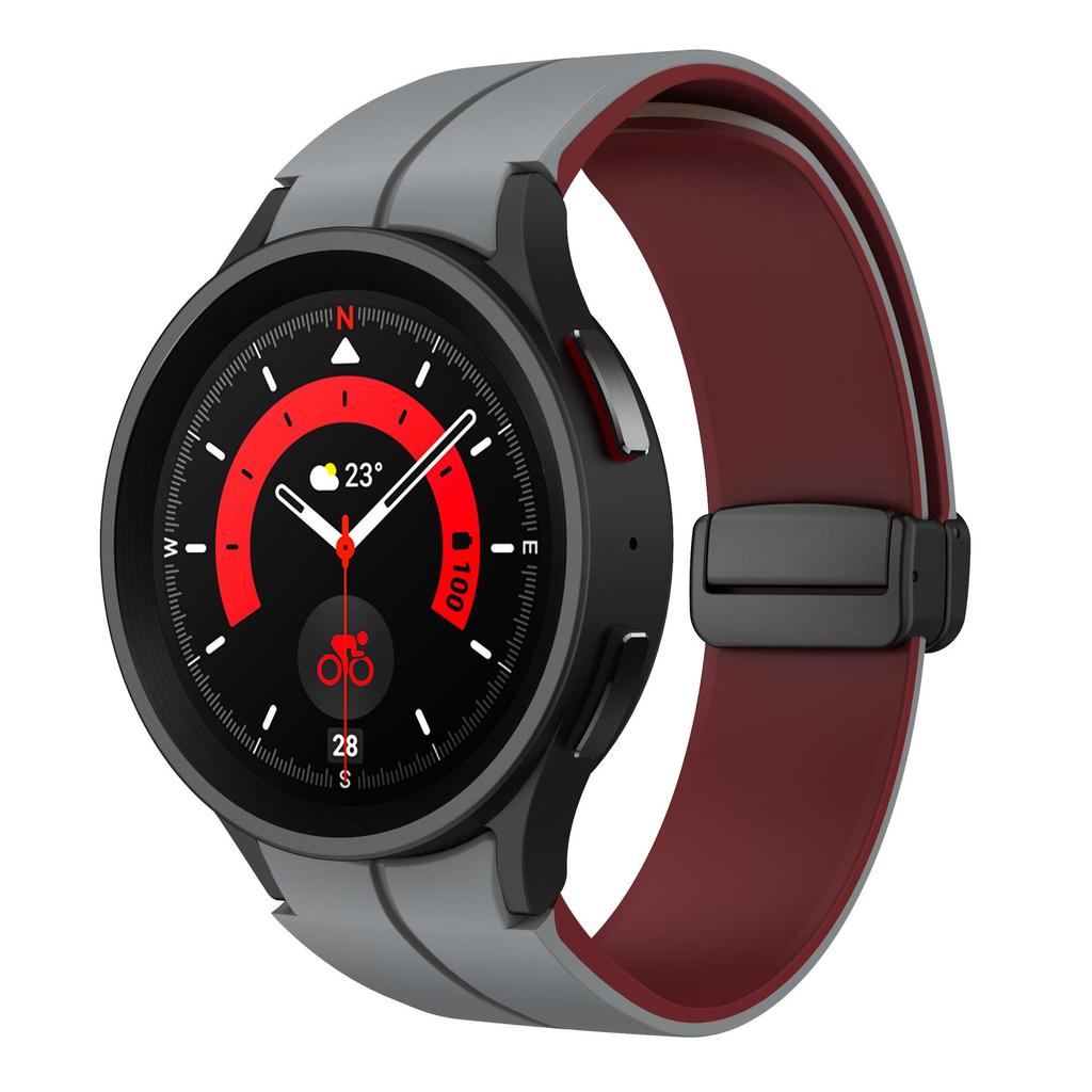 Original Strap for Samsung Watch 4 40mm 44mm 5Pro 45mm 42 46 Band Magnetic Buckle for Galaxy Watch 6 Classic 43mm 47mm Bracelet