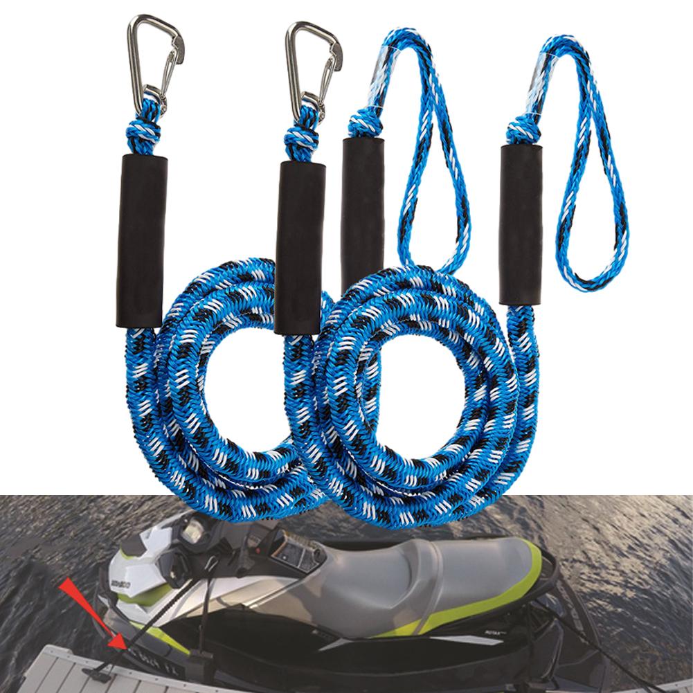 1.2m/3.3ft Boat Dock Lines Cords Docking Rope for Kayak Watercraft Jet Ski Pontoon Canoe Power Boat Mooring Rope Accessories