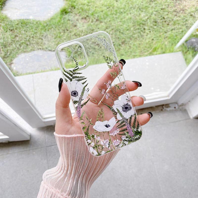 Floral Flower Clear Case for Huawei Honor 90 Lite X9A 5G X7B X8B X9B Y9 Prime 2019 Nova 3i 5T 6 7 9 SE P40 Lite P30 Pro Cover