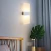 Acrylic Wall Lamp Led Simple Bedroom Bedside Lamp Living Room Hotel Corridor Aisle LED Engineering Lamps Lighting