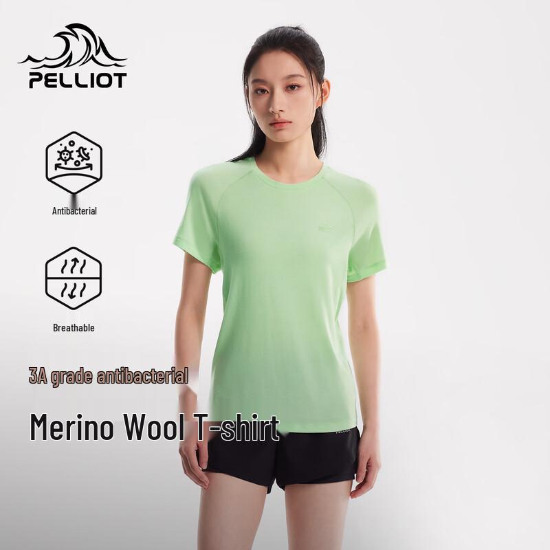 PELLIOT P Series Unisex Merino Wool Quick-Dry Hiking T-Shirt