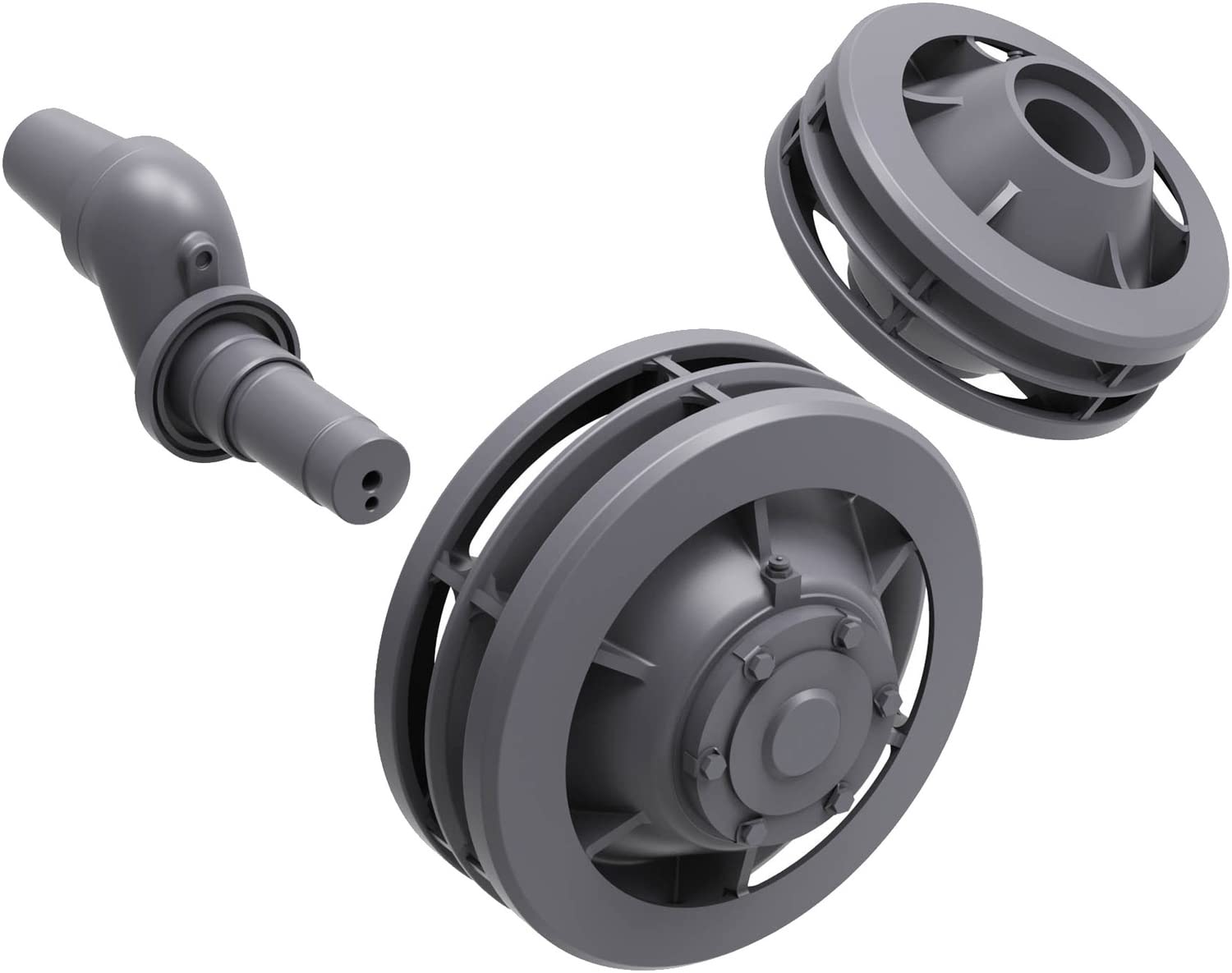 

T-Rex Studio 1/35 Немецкий армейский танк Panther времен Второй мировой войны, направляющие колеса диаметром 600 мм (Набор из 2) (для Takom) Детали для пластиковой модели TR35074-1, Отлиты в цвете