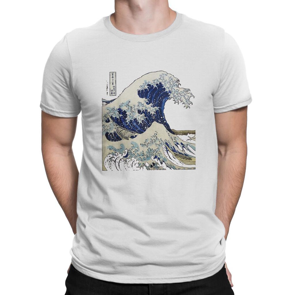 Kanagawa Wave Tshirt Homme Unisexs Clothes Blusas Polyester T Shirt For Unisex