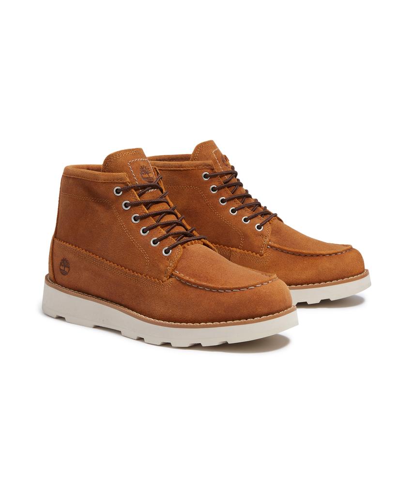 Timberland (Men'S) Britain Mills Mid-Lace Chukka Boots - Rust Suede / A6Cep-Eiz