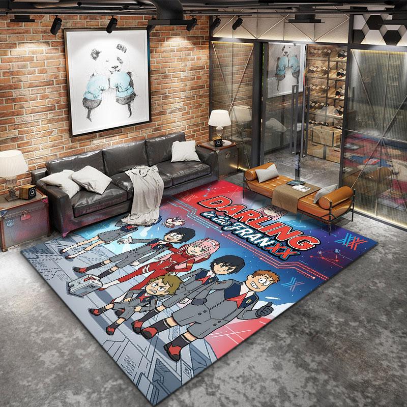 Franxx Carpet Rug For Living Room Bedroom Home Sofa Decoration Kids Play Nonslip Floor Mat