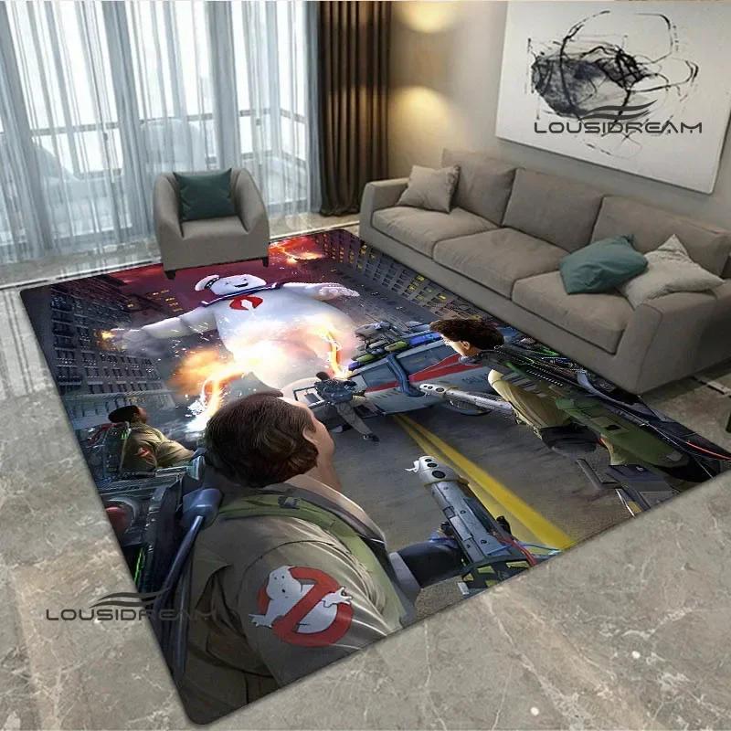 3D G-Ghostbusters Cartoon printed carpet living room bedroom carpet non-slip door mat area rug Home room decor birthday gift