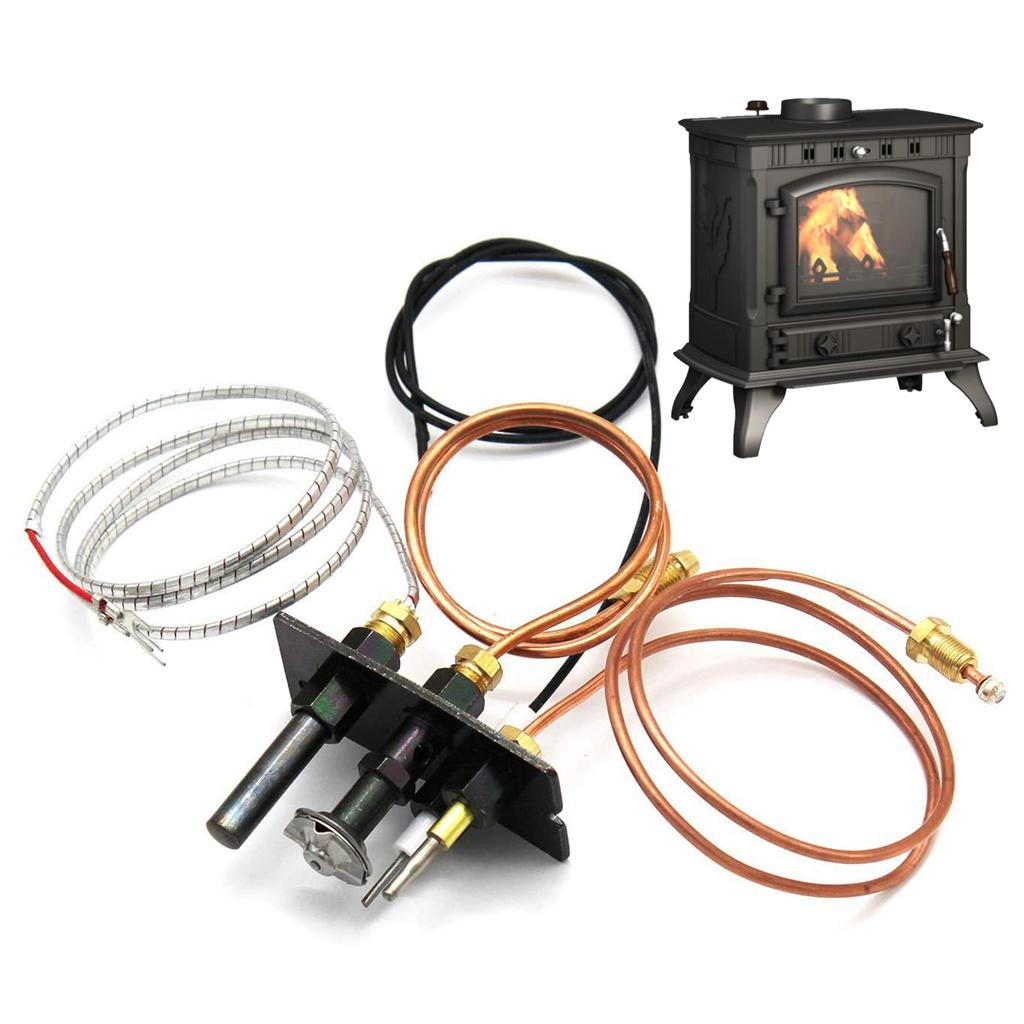 Propane Gas Pilots Assembly Compatible for Fireplaces 10002264 10002265 4021-736 485-510A 230-1781 69L17 with Thermopile