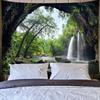 Tapestry Nature Waterfall Large Cave Forest