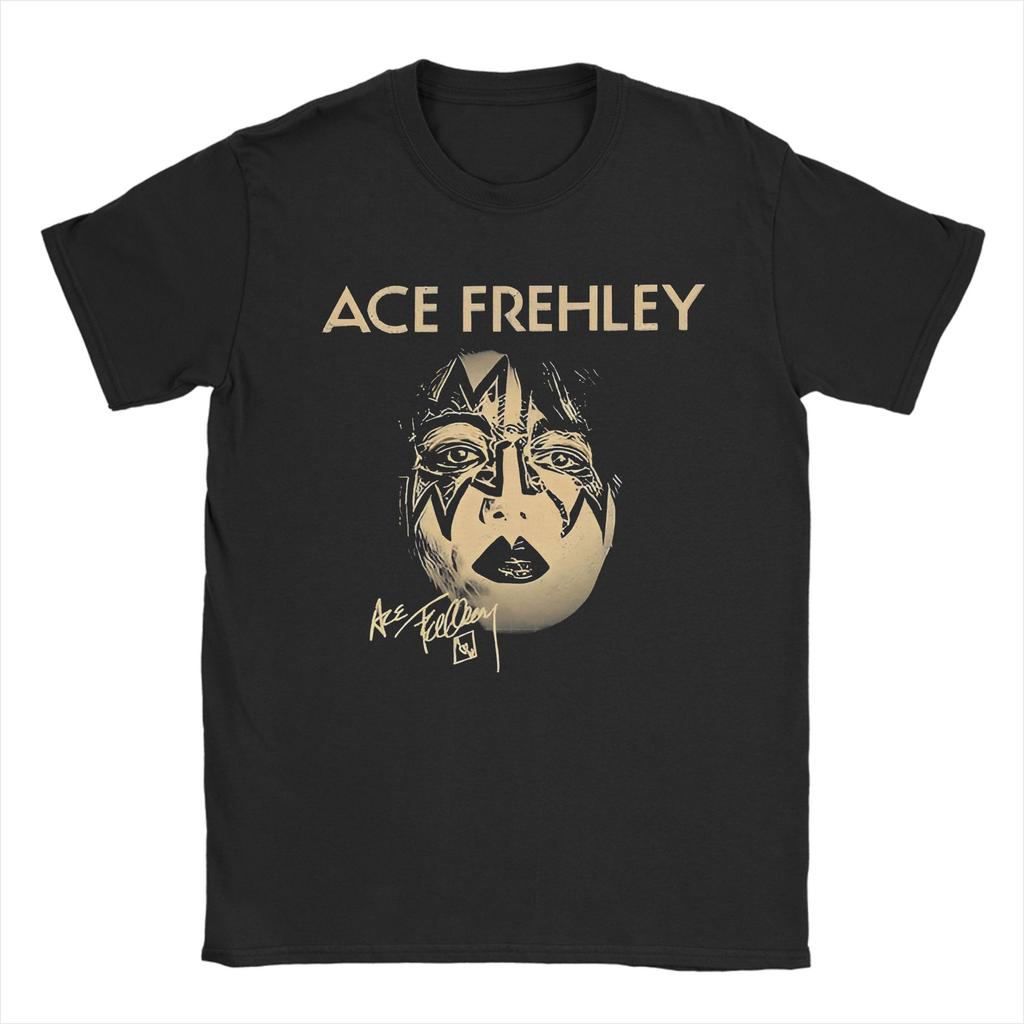 Herren Damen Ace Frehley T-Shirt Baumwolle Grafikdruck T-Shirt Top Kleidung