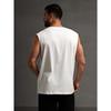 Solid Color Sleeveless T-shirt Fitness Loose Sports Vest Men's T-shirts
