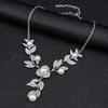 New Necklace Set for Women - Luxury and Exclusive Bridal Wedding Accessories - Pearl Collar Chain Jewelry for Brides