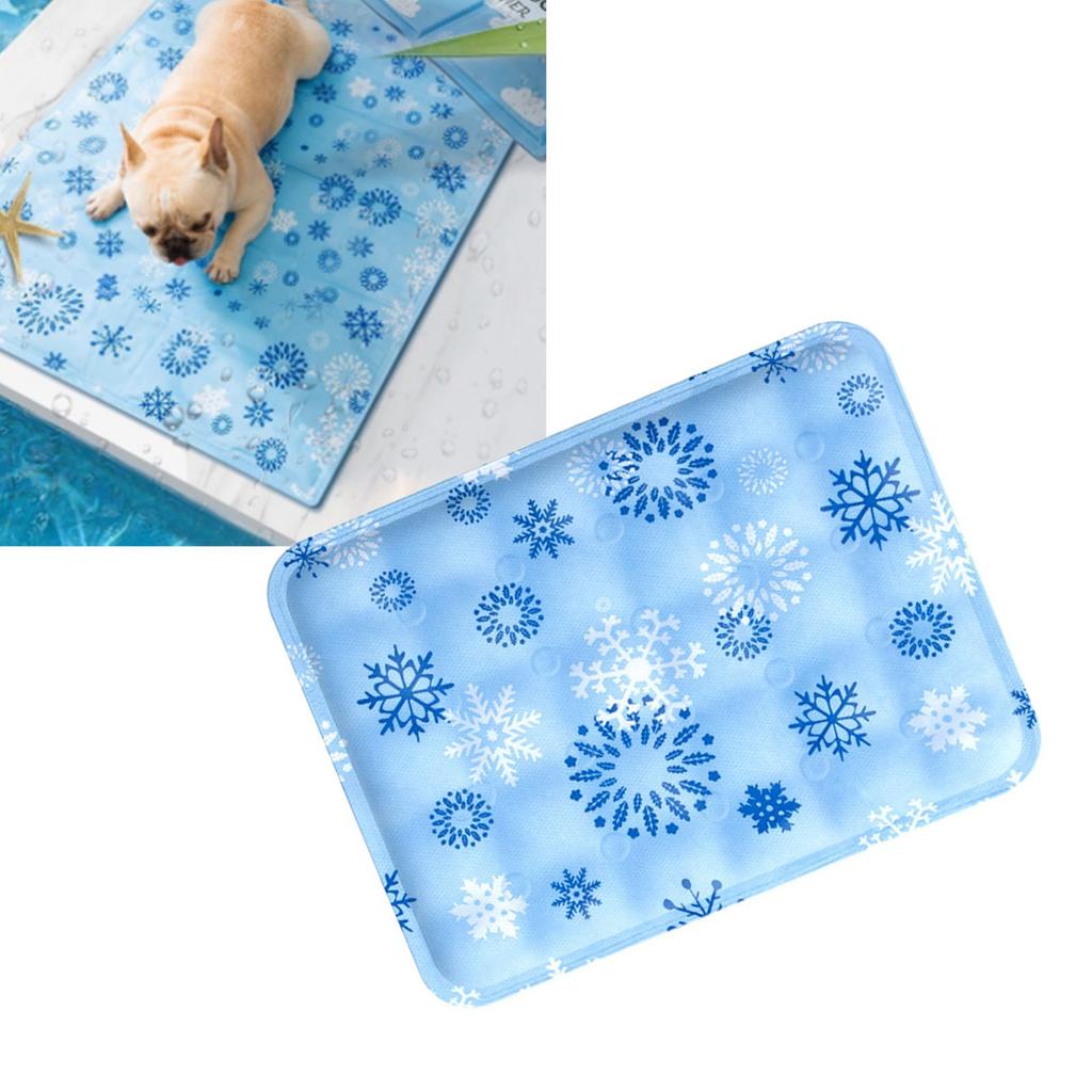 Pet Cooling Mat Waterproof Soft Scratch Resistant Safe Thickened Cat Dog Ice Pad Bed for Summer