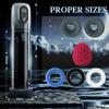 4 In 1 Electric Penis Pump Automatic Male Masturbator with 3 Penis Ring Adult Sex Toys for Men Dick