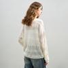 Chuyu Women's Lyocell Round Neck Loose Knit Top