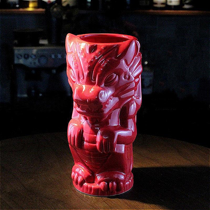 Figurines Desk Decoration Tiki Cup Creative Statue Ornaments Home Accessories Living Room Decoration Home Decoration Accessories