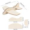 1-5Pcs Wooden Blank Airplane DIY Crafts Kids Painting Toy Birthday Party Favors Christmas Gift Unfinished Wood Plane Model