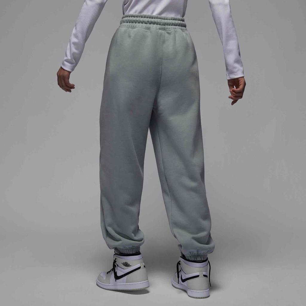Jordan Logo Lace Up Elastic Cuff Fleece Lined Sweatpants Knitted Sweatpants Women's Floating Lime FZ6451-046