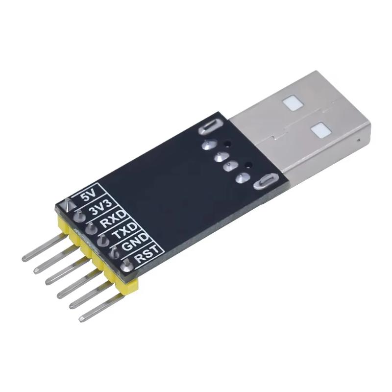 CH340N USB to TTL Serial Adapter Module Durable Compact Downloader Board for Raspberry Pi Debugging Electronic Hobbyist Use