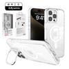 Applicable To Iphone16 Transparent Magnetic Mobile Phone Case, Apple 15pro Mobile Phone Case Lens Holder Case with Lens Film