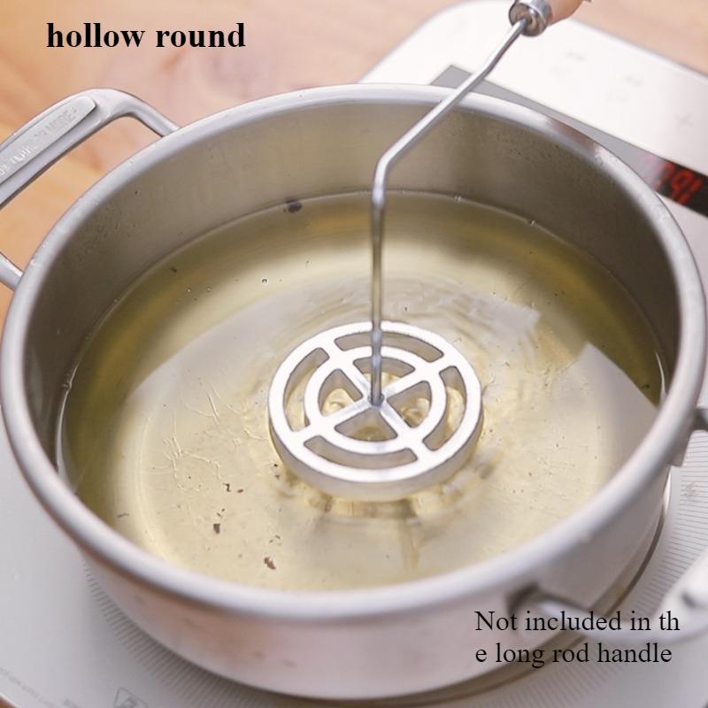 Aluminum Alloy Frying Mold Deep-Fried Dough Cake Mould Shrimp Cake Turnip Strip Spoon Snack Frying Mold Kitchen Baking Tools