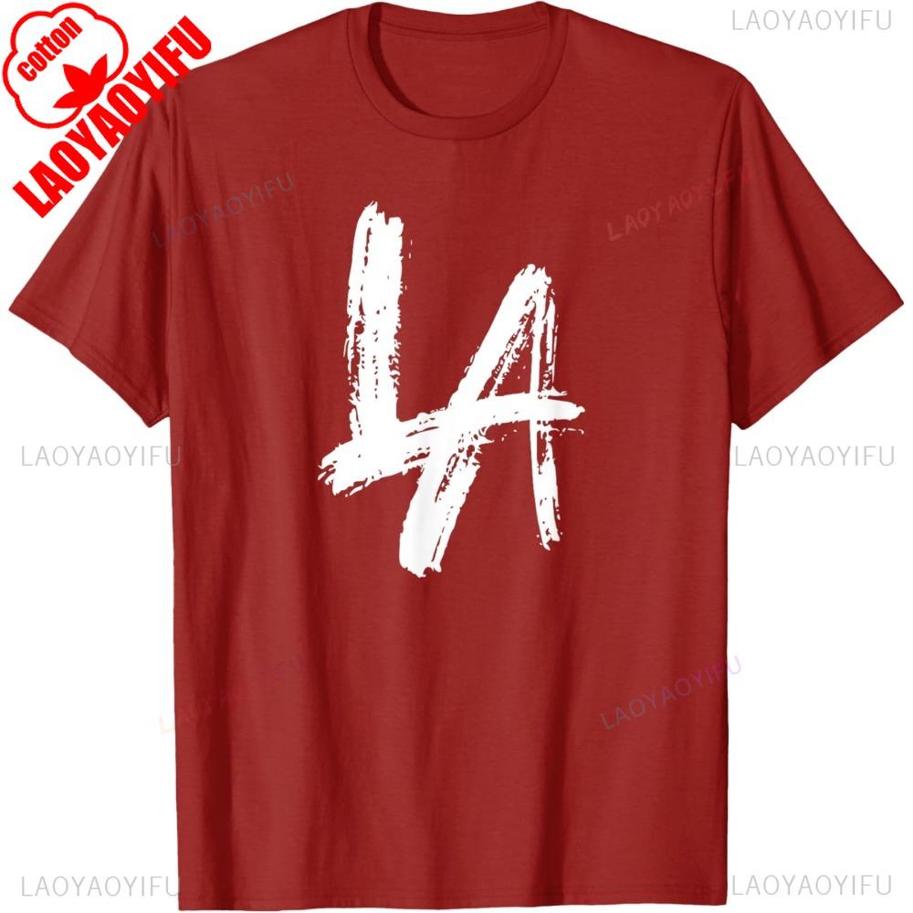 Los Angeles California Simple Design TShirt LA Daily Fashionable Round Neck Clothing Men Women Summer Casual Cotton Tee Tops