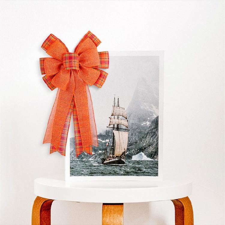 Thanksgiving Celebration Ribbon Bowknot Decorations Party Hangings Ornament
