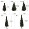 Pine Tree Model Tree Model Tree Model 38 Trees for HO OO Gauge Landscape Miniature Garden Railway Model Building Model Scenery Collection Diorama