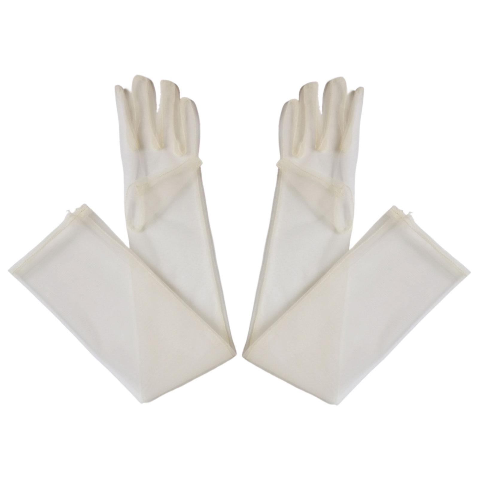 

Breathable Transparent Dress Gloves Formal Occasions Tulle Bride Wedding Dress Gloves Sheer Gloves