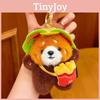 Panda And Raccoon Plush Keychains With Soft Velvet Material For Kids And Collectors
