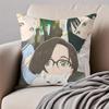 Emotional Japanese Anime TThe Colors Within Cushion Cover Pillowcase Antidustmite Invisible Zipper Short Plush Sofa Cushion
