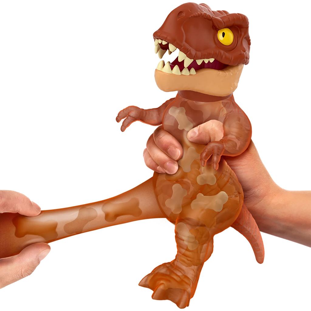 Goo Jit Zu Jurassic World Large SupaGoo Stretchable Squishy Dinosaur Figure Heroes, T.Rex 7.5-inch