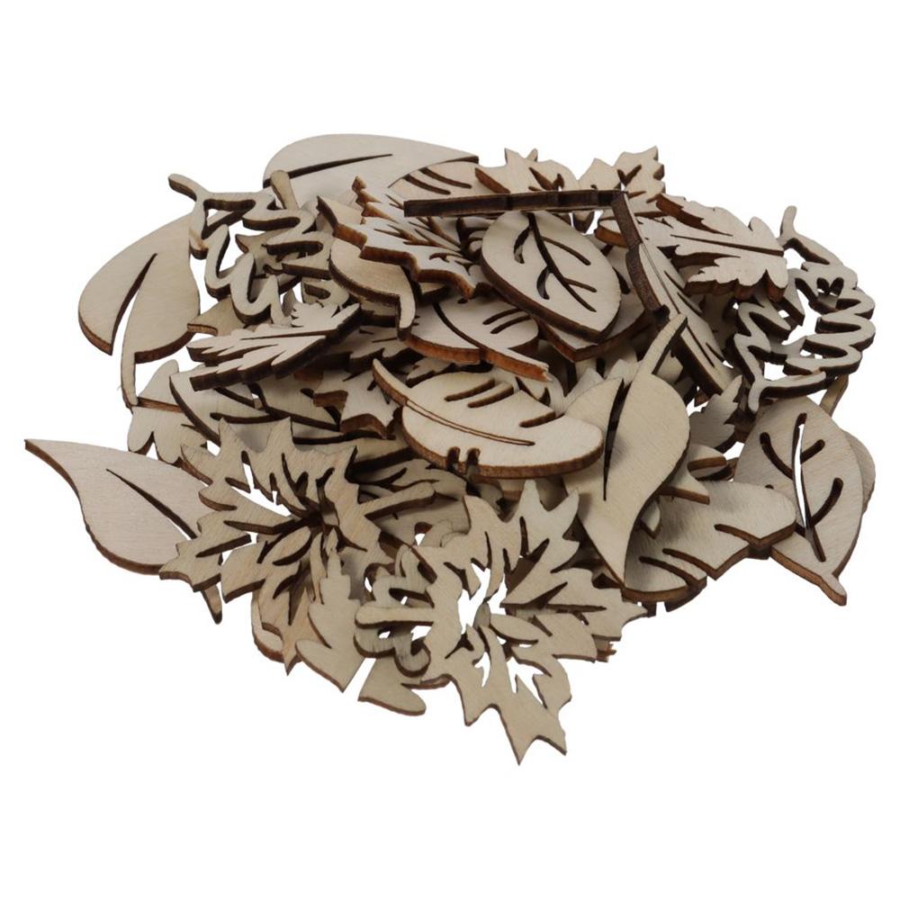 

Home improvement crafts wooden crafts Hollow konoha Mixed style Wooden leaves Non-porous patch Decoration DIY