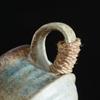 OLOEY Hand-pinched Retro Ceramic Coffee Mug & Saucer Set