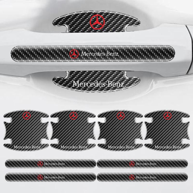 CRV1   Car Door Bowl Anti-scratch Sticker Clear Door Bowl Handle Protection Stickers For Mercedes Benz AMG W204 W205 W212 W246 GLA GLC
