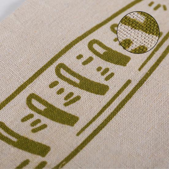 Borsa portaoggetti di grande capacità riutilizzabile in lino per pane fatto in casa, per verdure, per alimenti