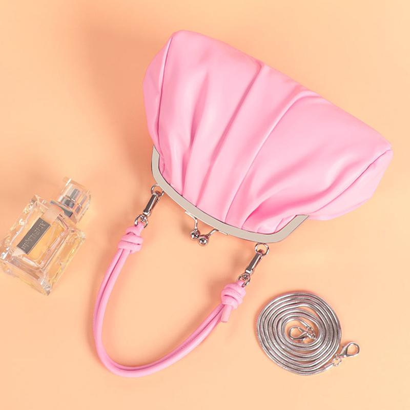 New Vintage Lock Bag Women Chain Fashion Shoulder Crossbody Bags PU Leather Casual Women's Handbags