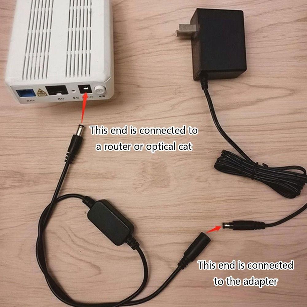 Power off Reset WiFi Router Rebooter DC 5V-15V Timing Restart Reset Cable 30CM Automatic Reset Timer Network Equipment