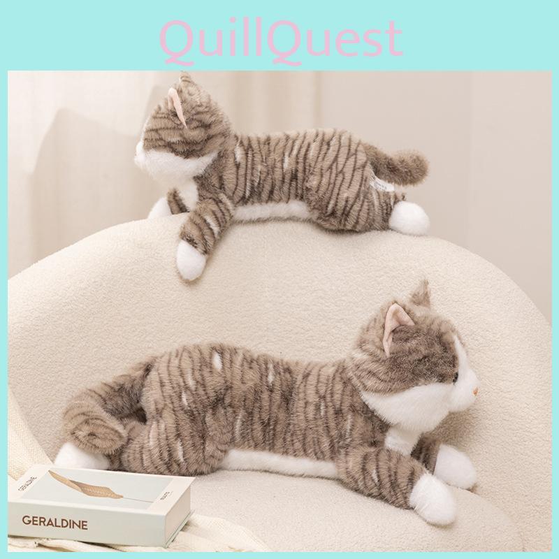 Adorable Plush Cat Toy Realistic Cute Kitten Doll For Companionship And Gifts
