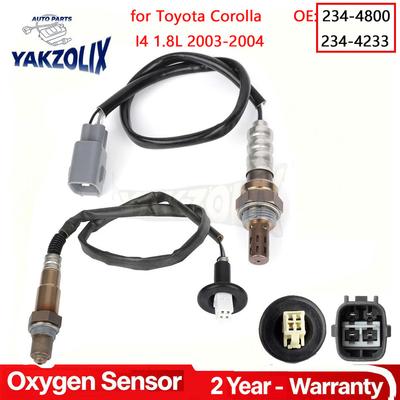 Upstream Downstream Lambda Oxygen O2 Sensor 234-4800 234-4233 For Toyota Corolla Matrix Pontiac Vibe 1.8L 2003 2004 89465-13030