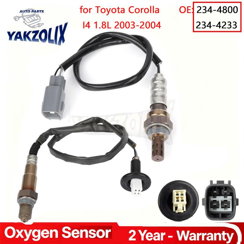 Upstream Downstream Lambda Oxygen O2 Sensor 234-4800 234-4233 For Toyota Corolla Matrix Pontiac Vibe 1.8L 2003 2004 89465-13030