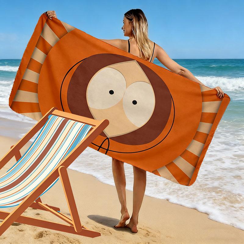 Kenny Print Beach Towel, Large Soft Quick Dry Towel for Beach Camping Swimming