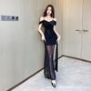 Waist Pure Desire Low-cut Skirt Slim Sexy Dress Long Dress Night Show Slim Temperament Nightclub Women's Clothing